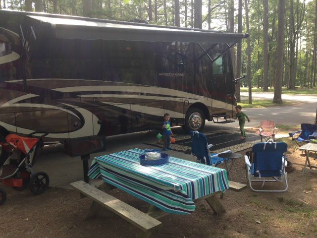 All set up at Lake Rudolph! (Actually had to take this all back down not long after with the storm!)