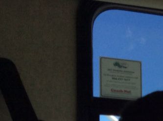 Driving by the St. Louis Arch.