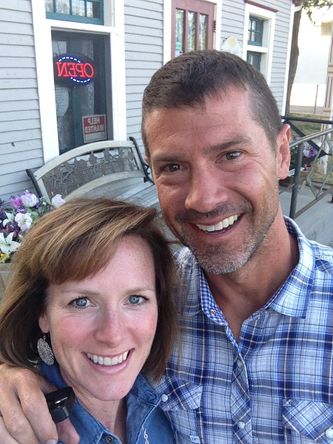 Date night selfie - we are alone! :)