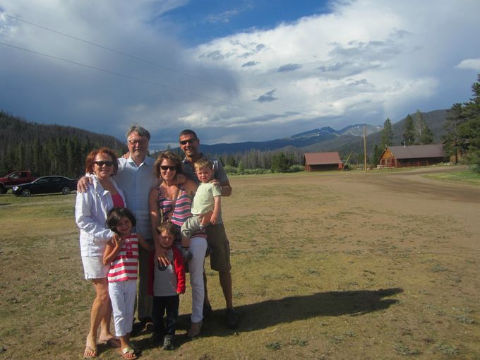 Heading to dinner - Winding River Creek Resort, CO