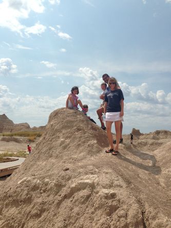 Badlands. South Dakota