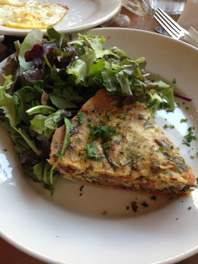 My quiche. Marigolds Bakery, Madison, WI