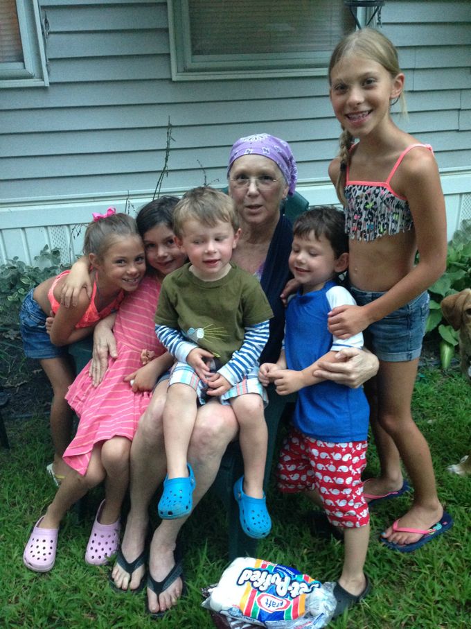 Loving on Aunt Chris. Cape May, NJ